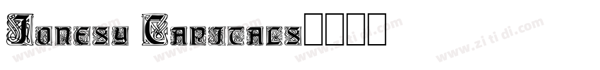 Jonesy Capitals字体转换